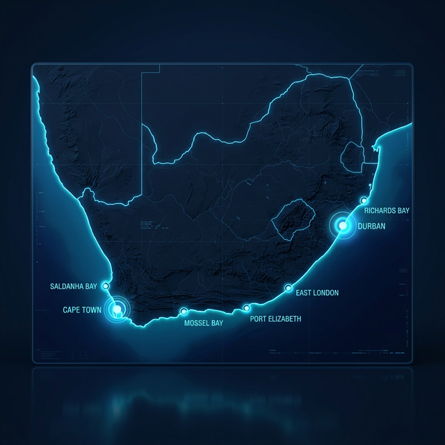 South African Ports — UN/LOCODE Reference